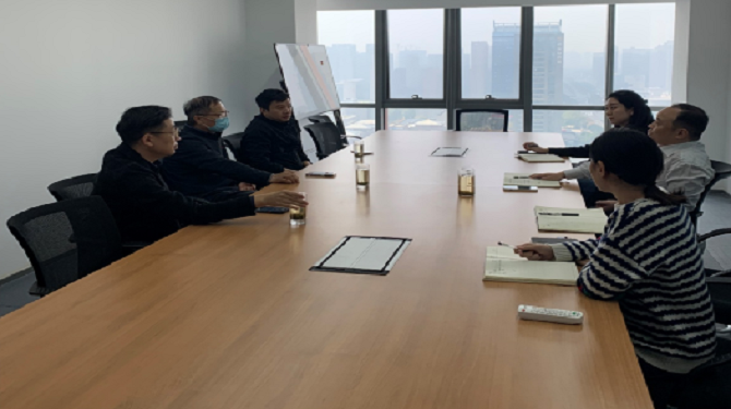 长安财通与西安国际医学投资股份有限公司开展业务交流