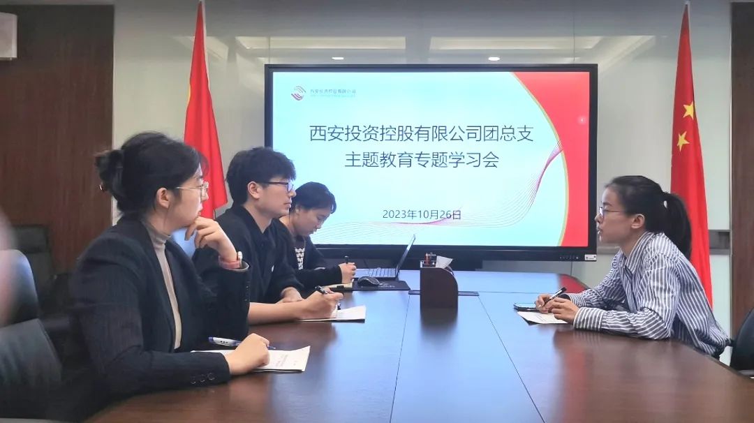 公司团总支开展主题教育专题学习活动
