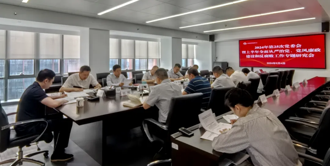 公司召开2024年上半年全面从严治党、党风廉政建设和反腐败工作专题研究会