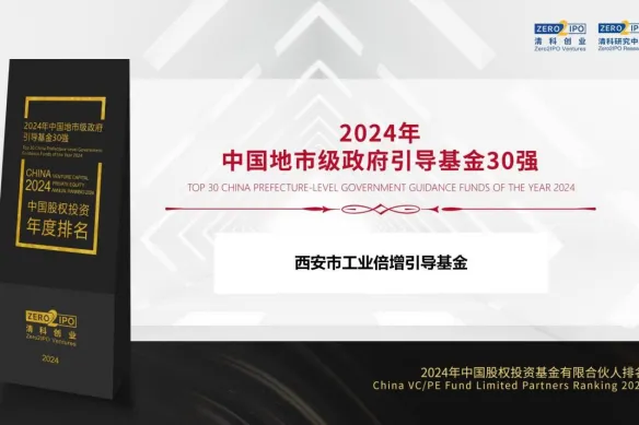 奋楫争先，载誉前行② || 西安市工业倍增引导基金获评“2024年中国地市级政府引导基金30强”