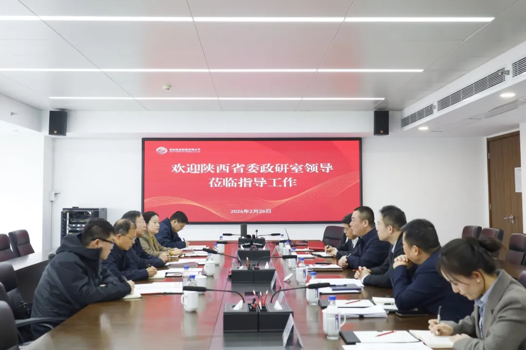 陕西省委政策研究室副主任杨孝武一行到太阳集团调研指导工作