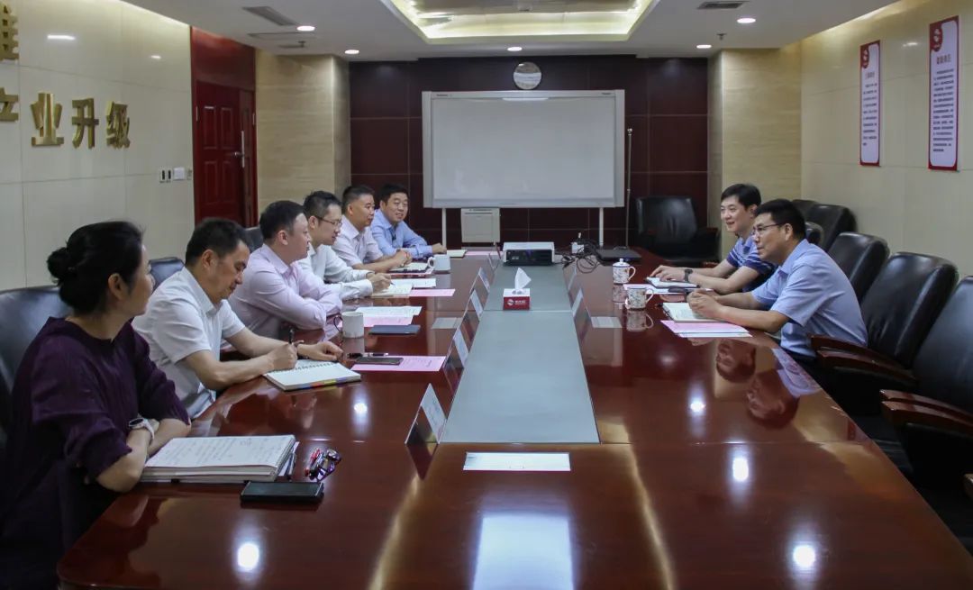 市财政局阎金平副局长赴公司开展业务调研