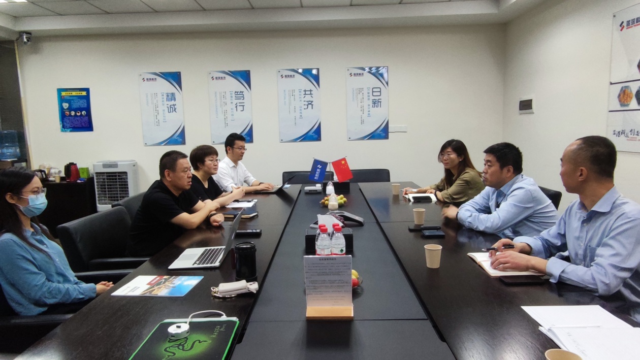 公司带队赴企业交流座谈