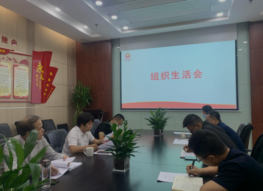 国信小贷党支部召开“严守纪律规矩、加强作风建设”专题组织生活会