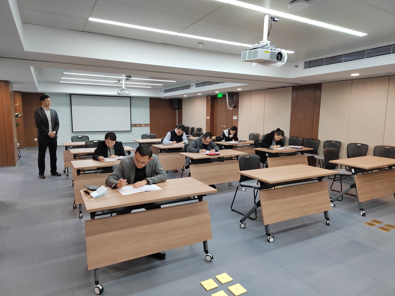 纪检监察室对拟任干部开展任前廉政法规测试