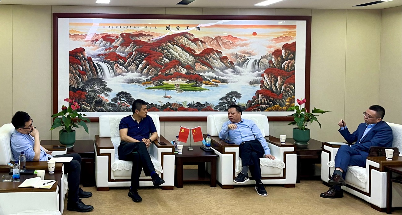 产业基金管理公司前往吉利新材开展调研座谈